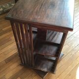 Mahogany revolving bookcase