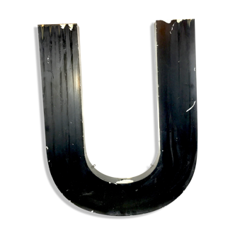 Letter of U metal sign
