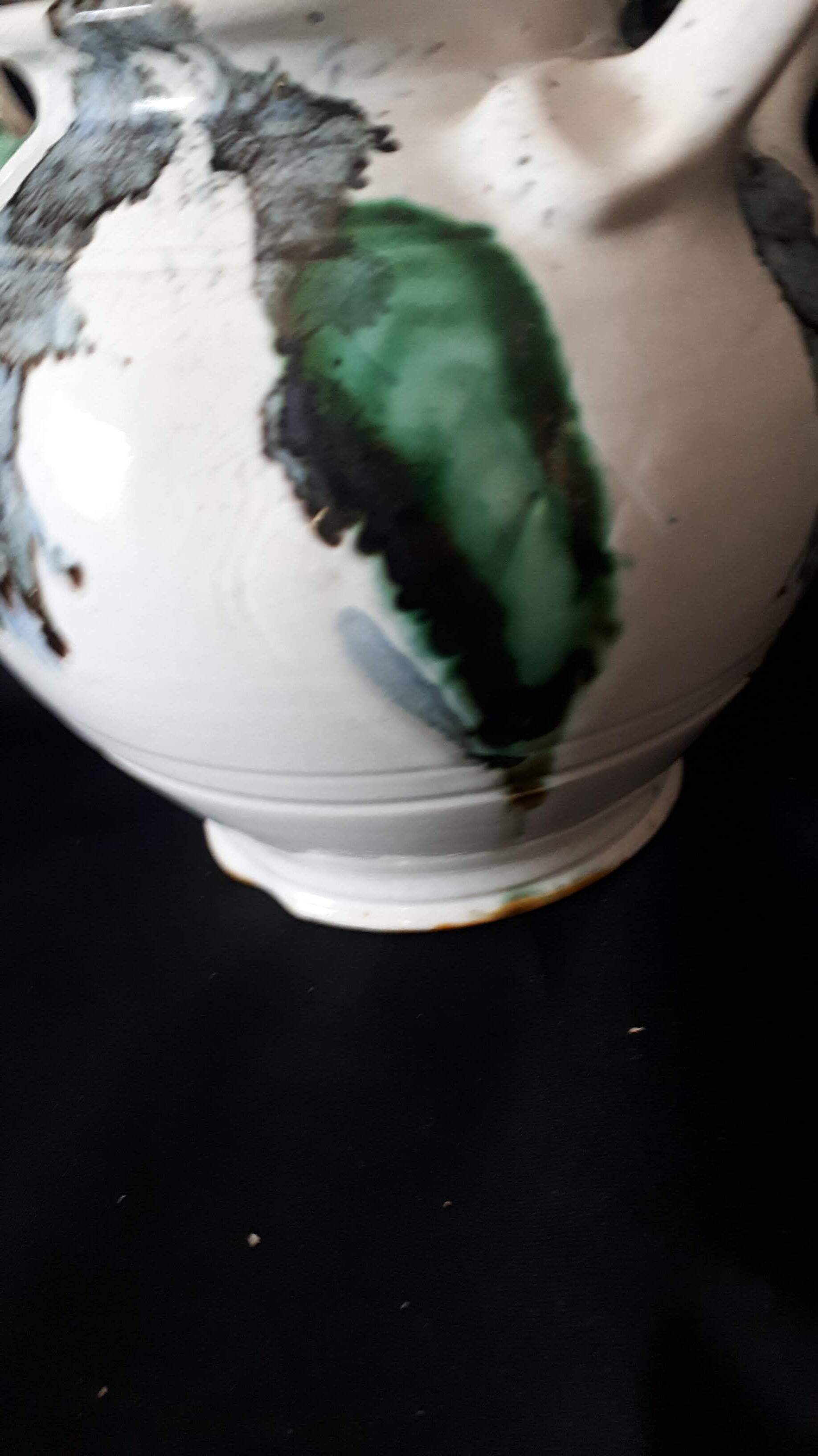 Vase jug art pottery signed