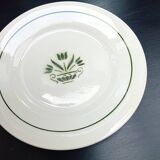 12 Terre de Fer Marmoz dessert plates