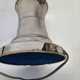 Three vintage bedside lamps in silver