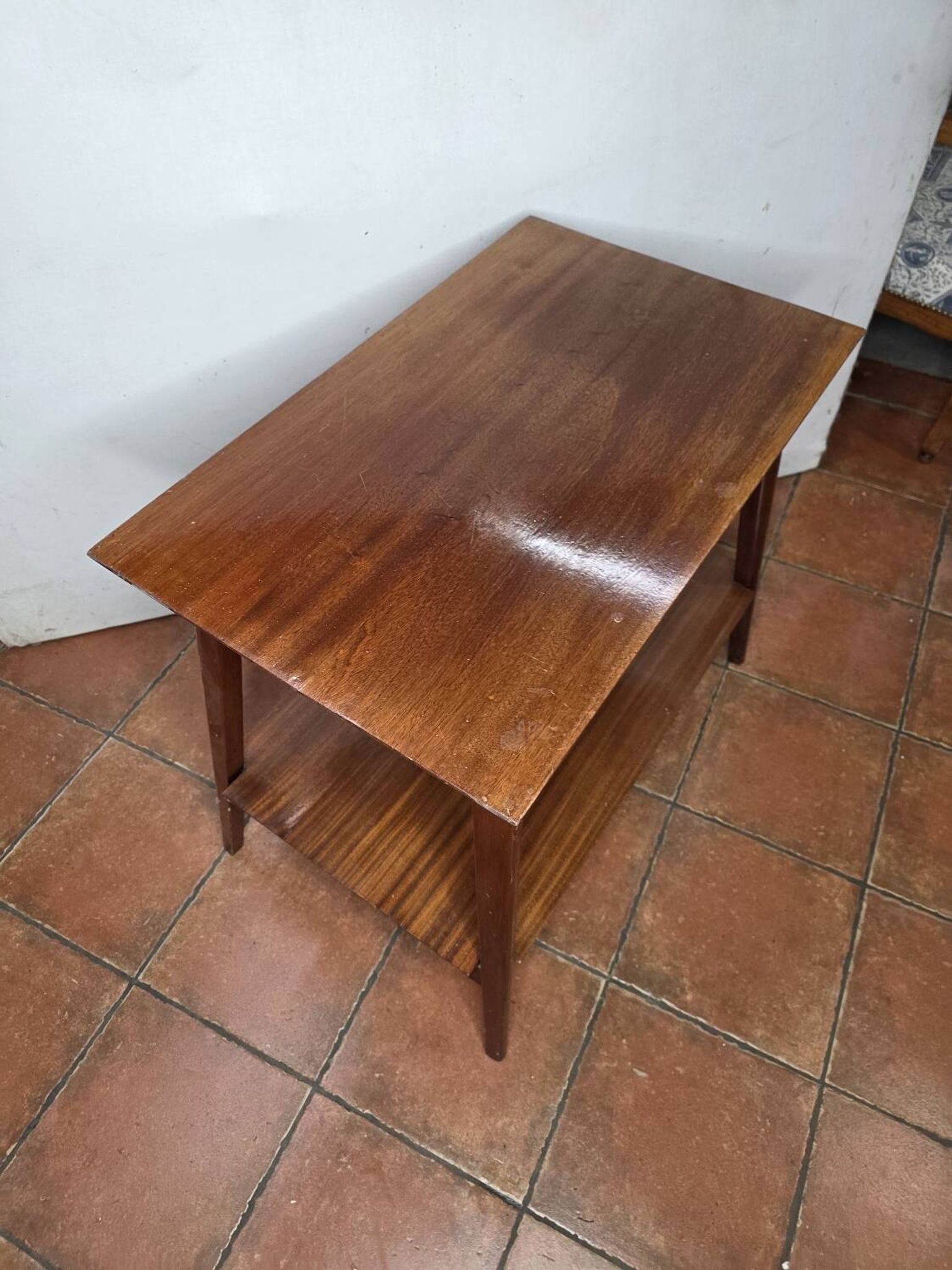 Vintage 1960s mahogany side table