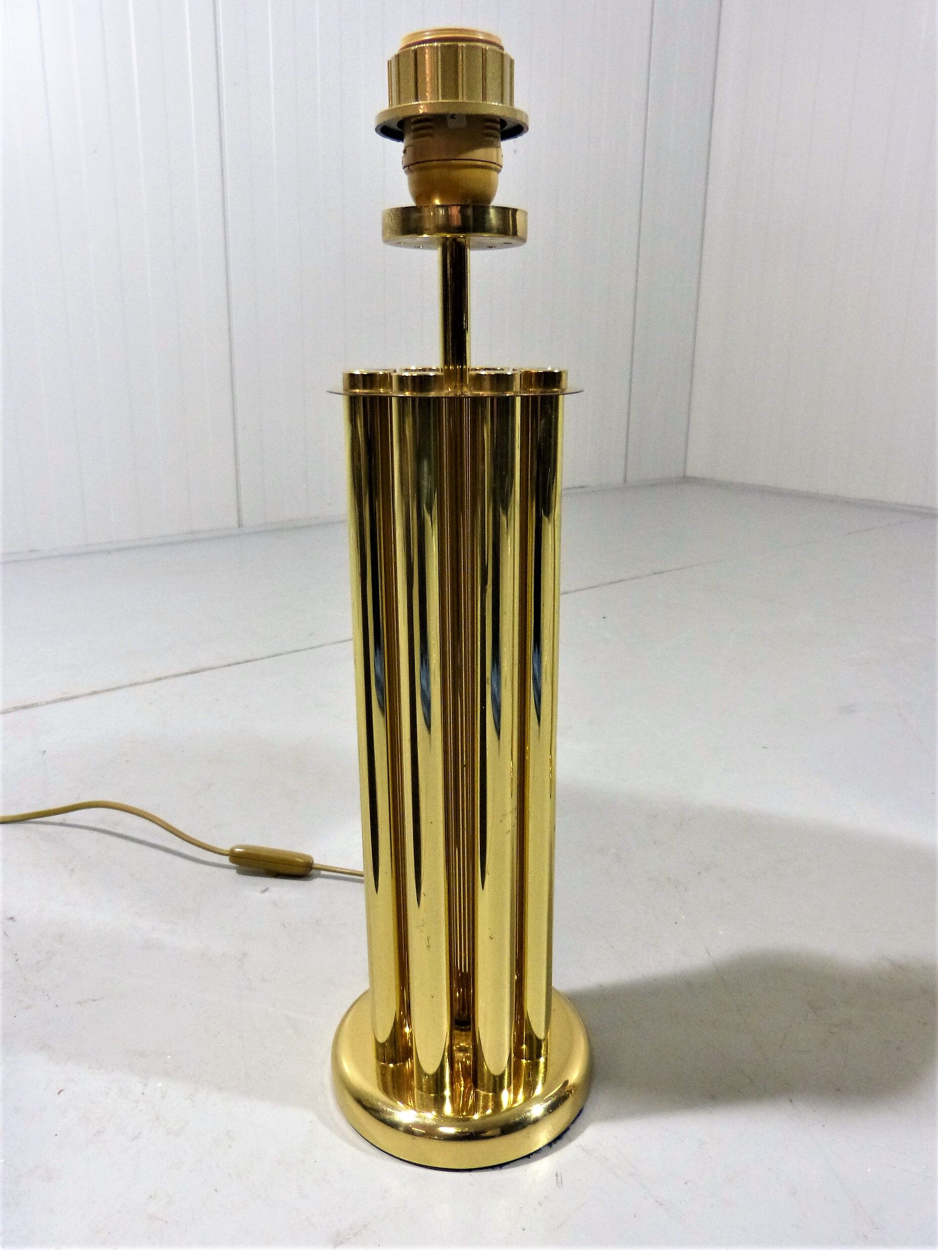 Brass table lamps, set of 2, 1960’s