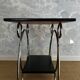 Chrome tubular 2-tiered side table, Art Deco / Bauhaus, Belgium, 1930s