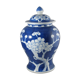 Potiche chinoise bleu blanc Chine