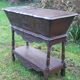 Provençal oak kneading trough