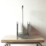 Vintage Scandinavian magazine rack in modernist style - 1960s