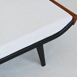 Dick Cordemeijer Cleopatra daybed white fabric Auping Netherlands 1954