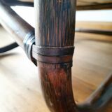 Vintage rattan armchair