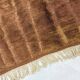 Plain brown Moroccan rug in wool 3/2 Custom-made Moroccan rug