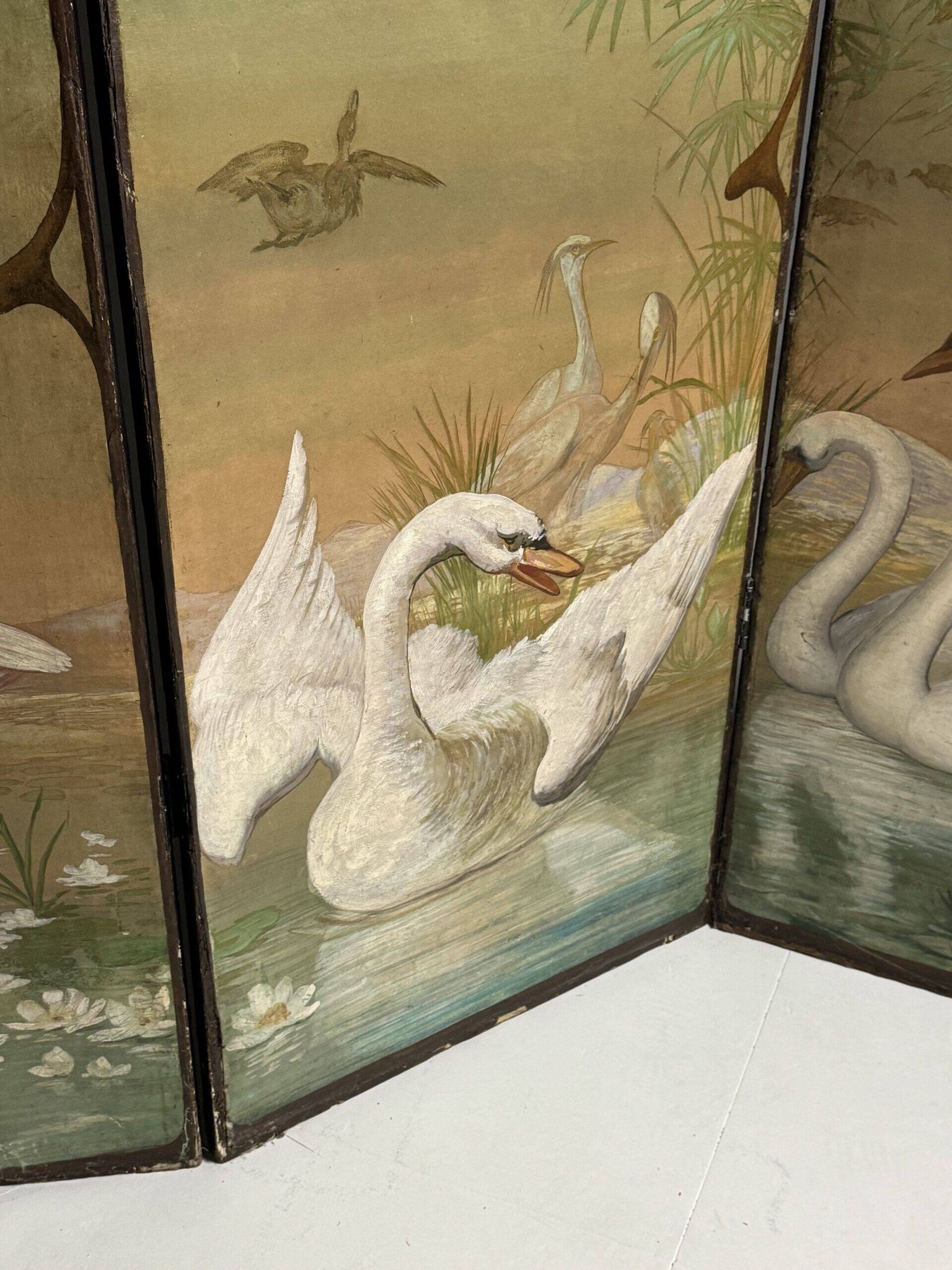 Paravent antique Art nouveau
