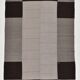 Tapis Kilim Moderne, Fait Main, Noir & Gris, Style Contemporain, 225x320 Cm