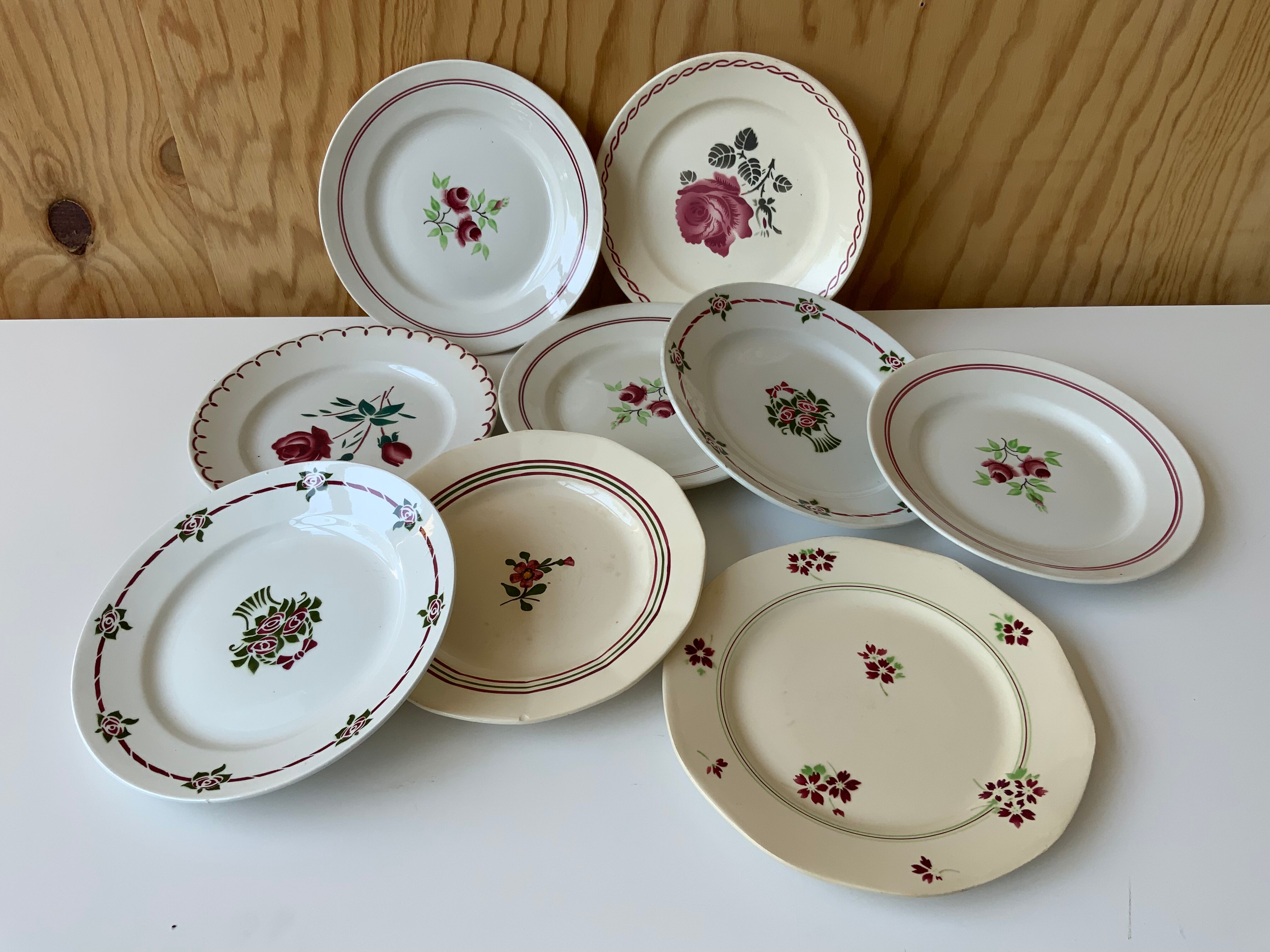 Vintage plates