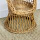 Fauteuil en osier pour enfant