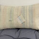 Cushion in vintage canvas Kilim style