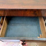 Antique English wooden chest of drawers, 19th century, H127cm