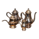Silver metal tea and coffee set