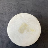 Marble box with inlaid stone