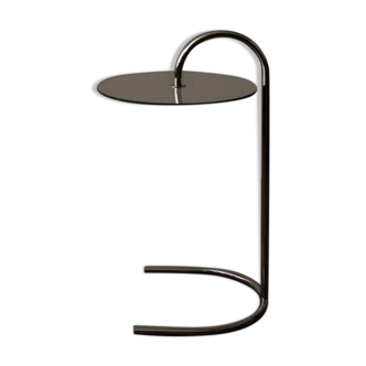 Vintage IKEA RY Side Table by Tord Björklund – Chrome & Glass – Postmodern