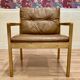 Fauteuil cuir design scandinave "Bernt Petersen" 1960.