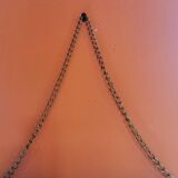 Solid brass triptych barber mirror