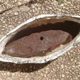 old cast iron planter