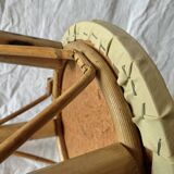 Vintage bamboo and rattan bar stool