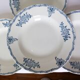 4 deep plates made of St Amand ironstone 220504