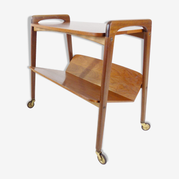 Table d’appoint en teck opale années 1960