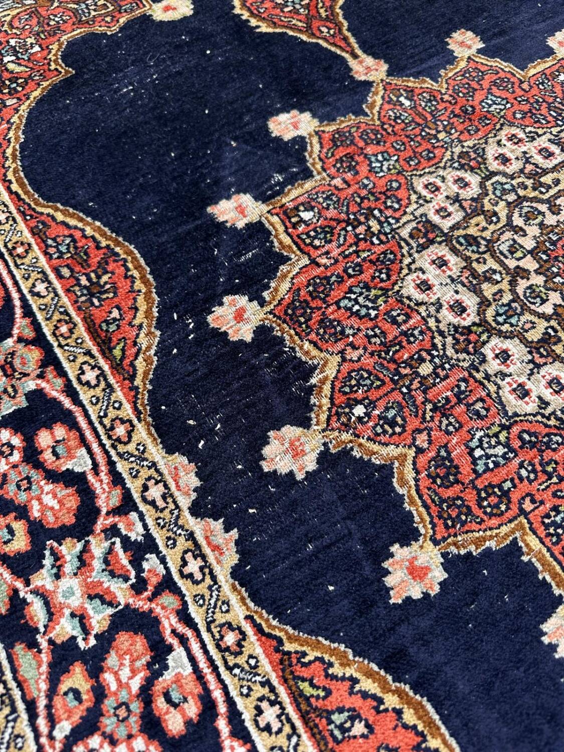 Persian silk rug