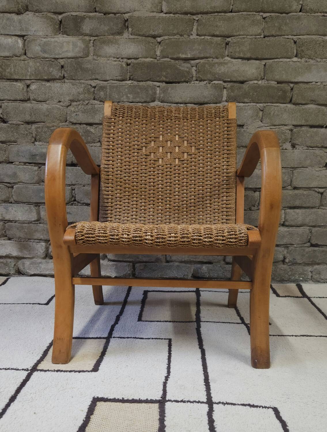 Erich Diekmann rope armchair 1960