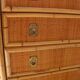 Rattan chest of drawers by Dal Vera Italy 1970