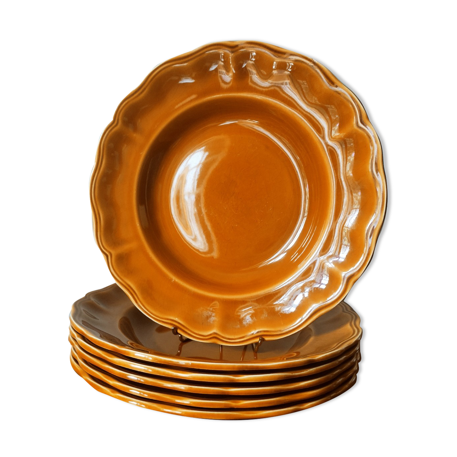 6 Provençal plates Lunéville