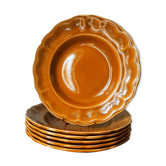 6 assiettes provençales Lunéville