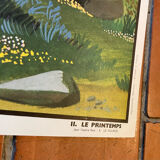 Ogé-Hachette poster "spring / village"