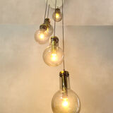 Plafonnier en cascade vintage au design néerlandais 'Maxi Globe'