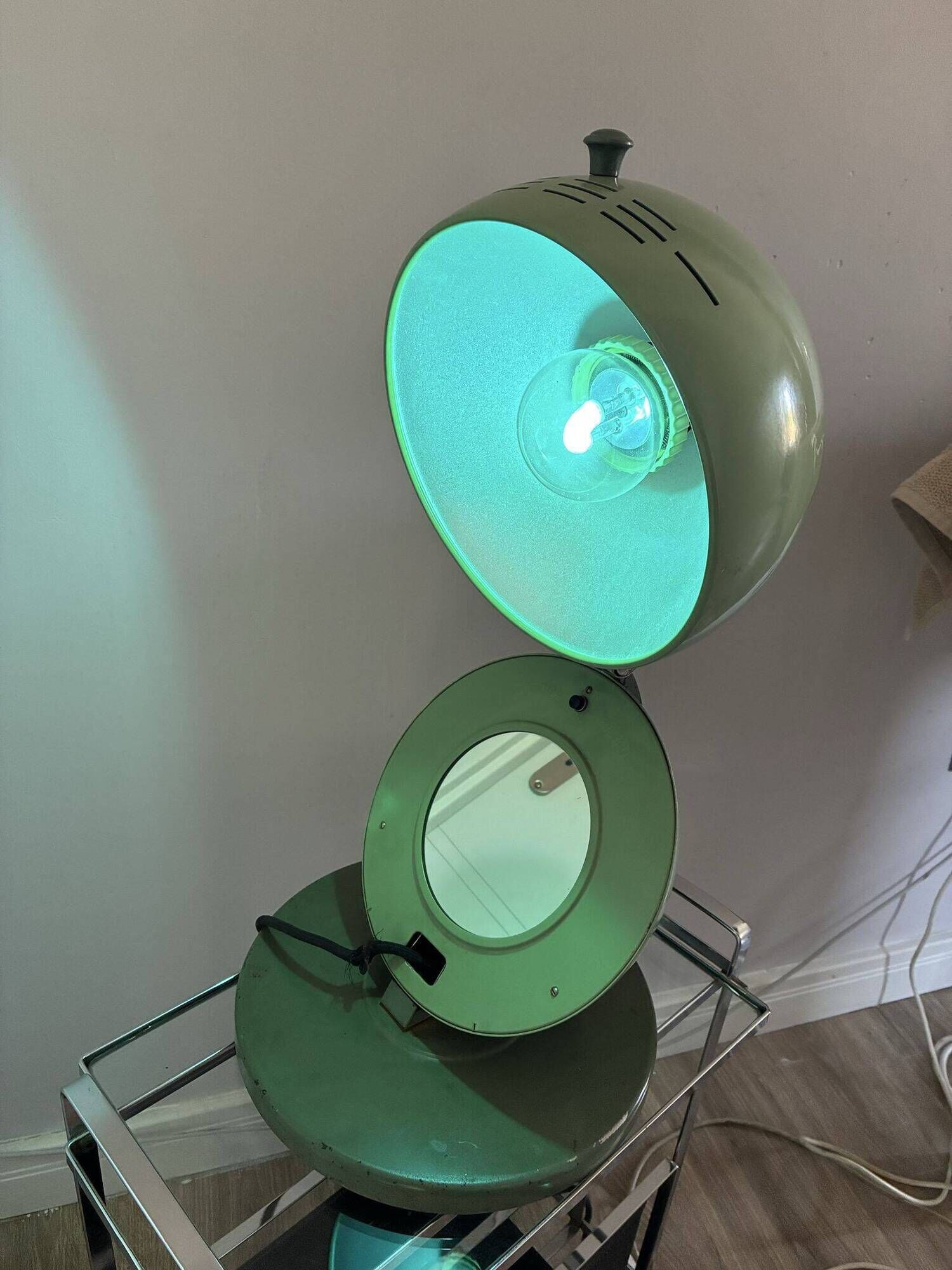 Hanau S 100 pre-war quartz lamp, Bauhaus era, 1920s-30s