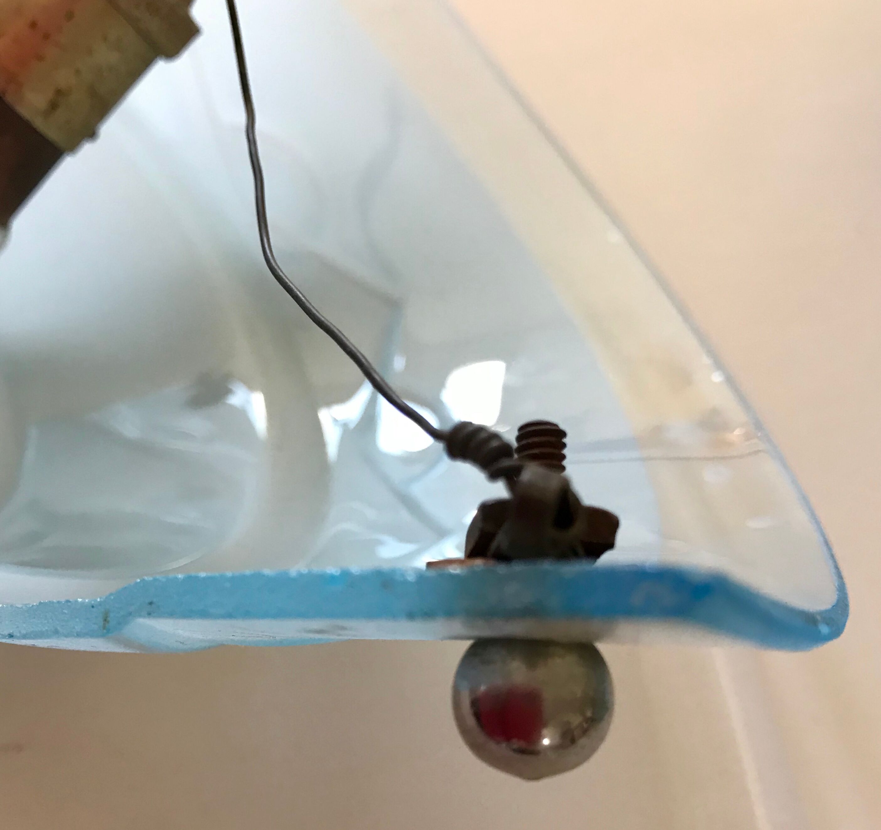 Pair of art deco appliques