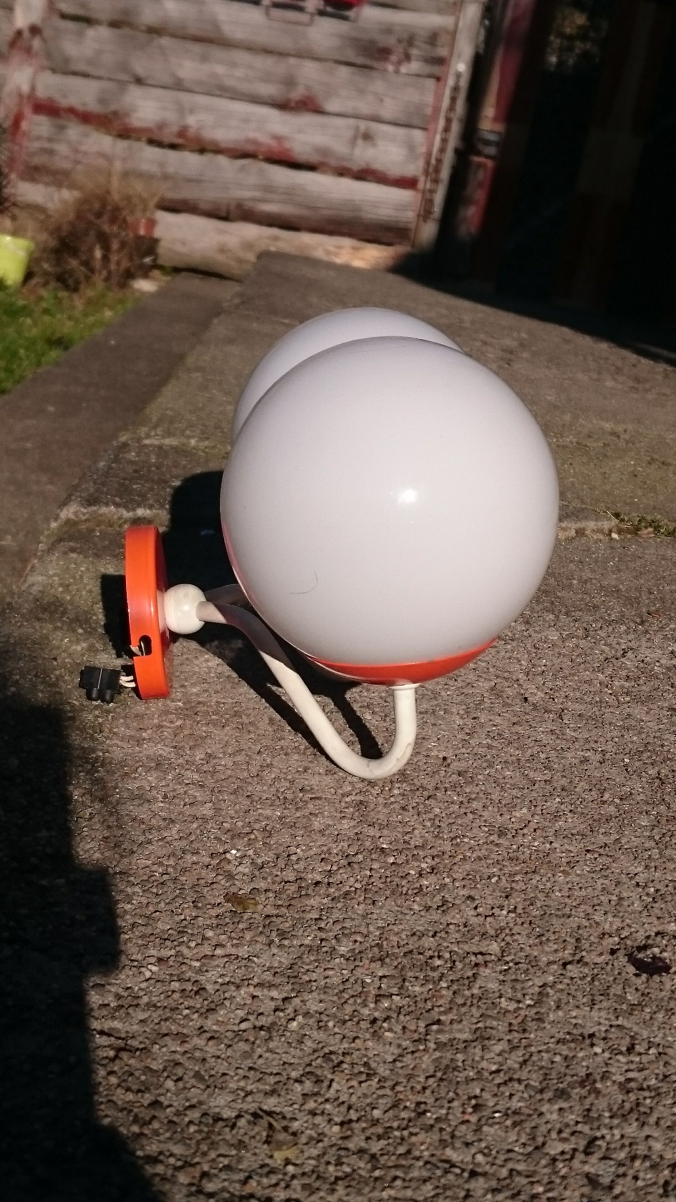 Double globes sconce from the 70s