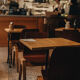 Several Magnificent 1960s wooden bistro chairs.