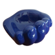 Empty hand pocket giant ceramic blue vintage