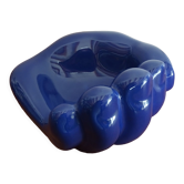 Empty hand pocket giant ceramic blue vintage
