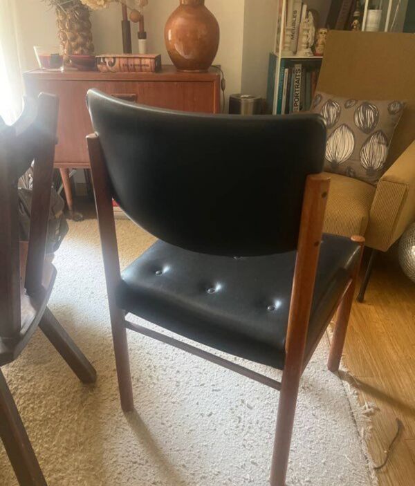 Série de 4 chaises scandinaves années 60