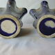 Pair of blue vases flamed Vallauris