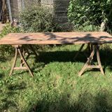 Vintage trestle table