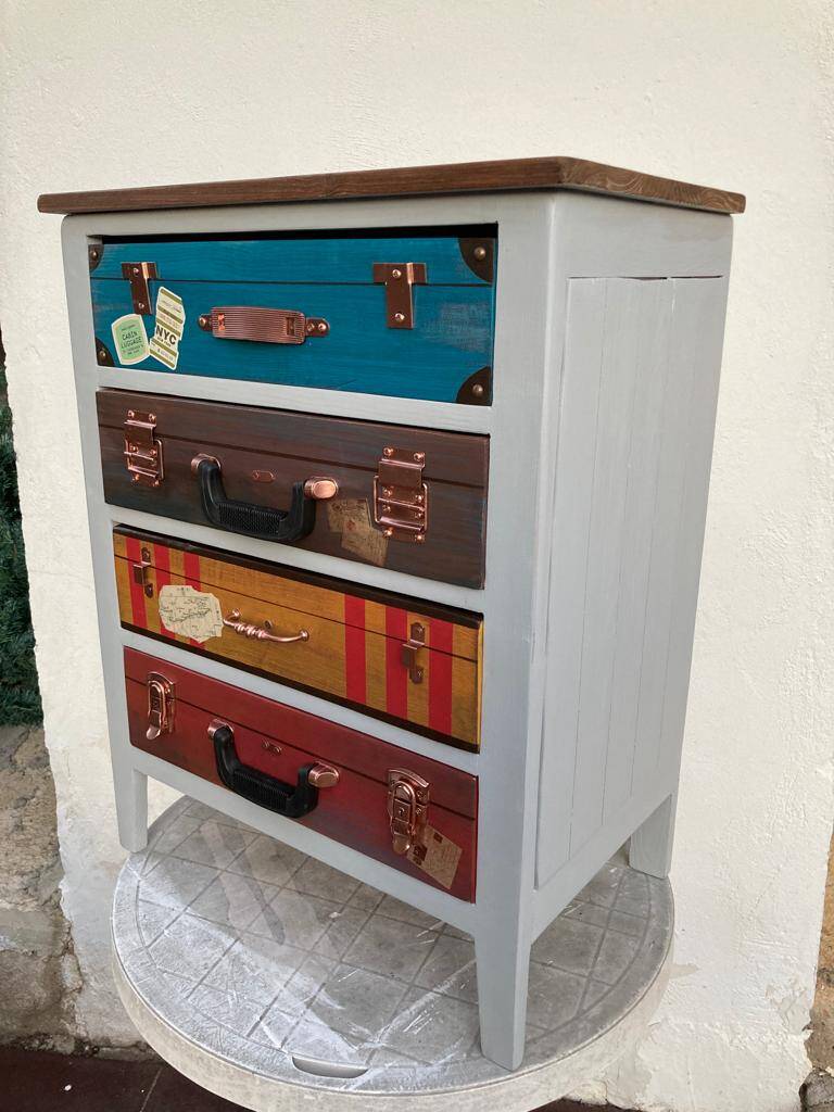 Renovated vintage chest of drawers