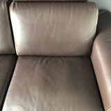 Roche Bobois leather sofa chocolate model