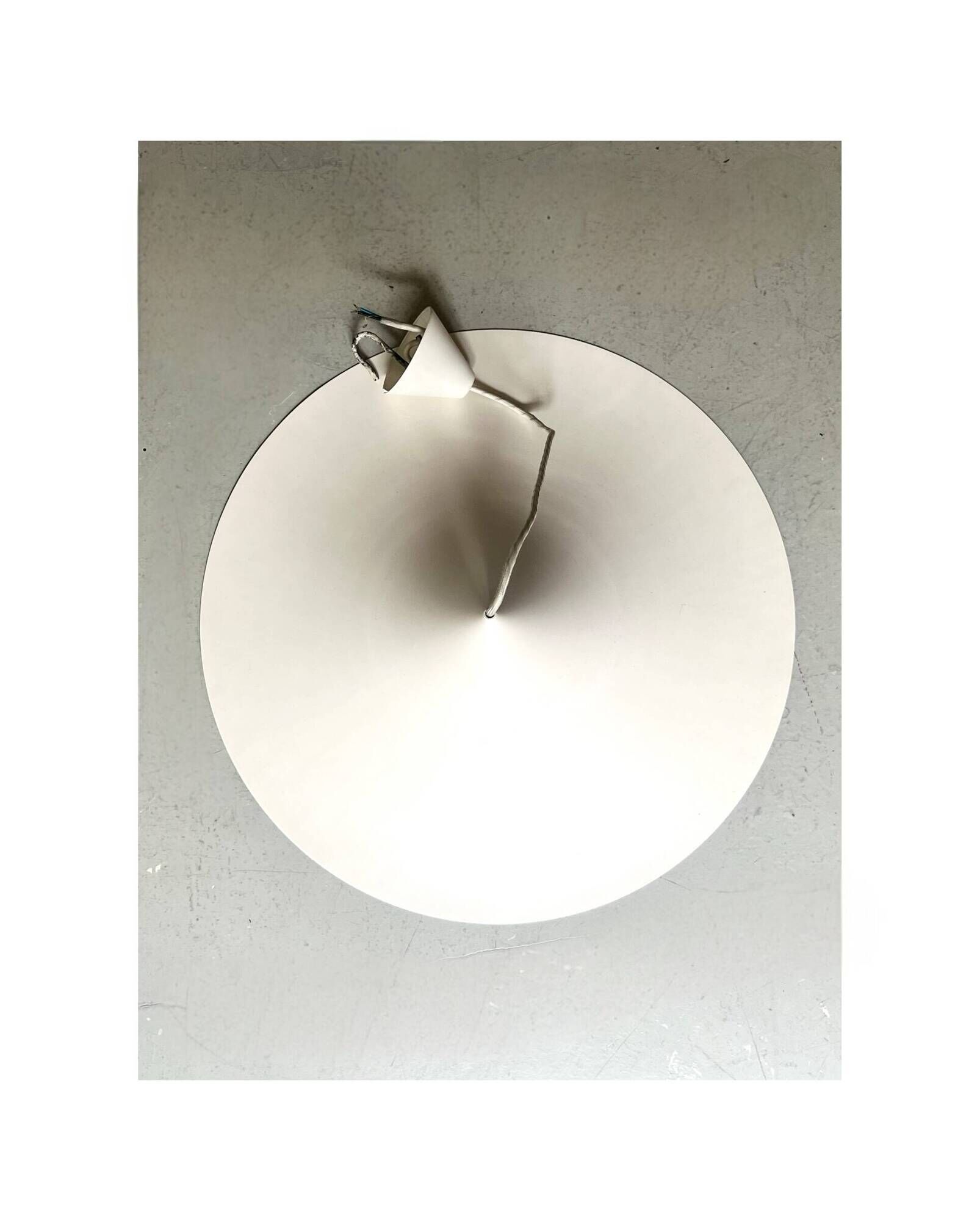 Suspension XL white metal tulip by C. Bonderup & T. Thorup, design Gubi