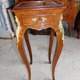 Harness in veneer and bronze