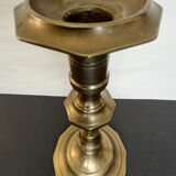 Old copper candle holder